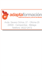 Mobile Screenshot of adaptaformacion.com